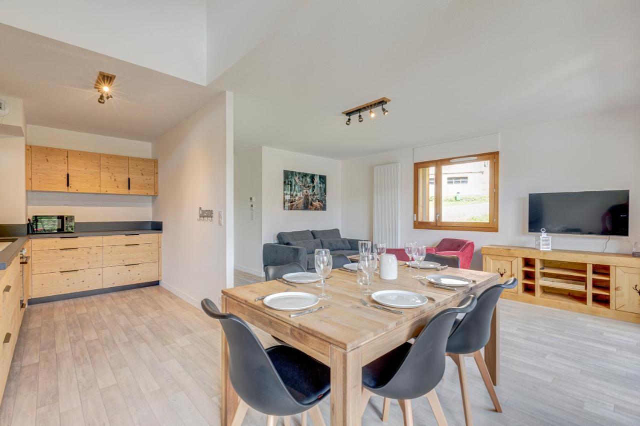 La Poudreuse - Duplex Avec Balcon Vue Montagne - Flumet Флюме Экстерьер фото