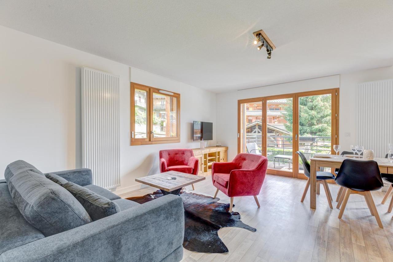 La Poudreuse - Duplex Avec Balcon Vue Montagne - Flumet Флюме Экстерьер фото
