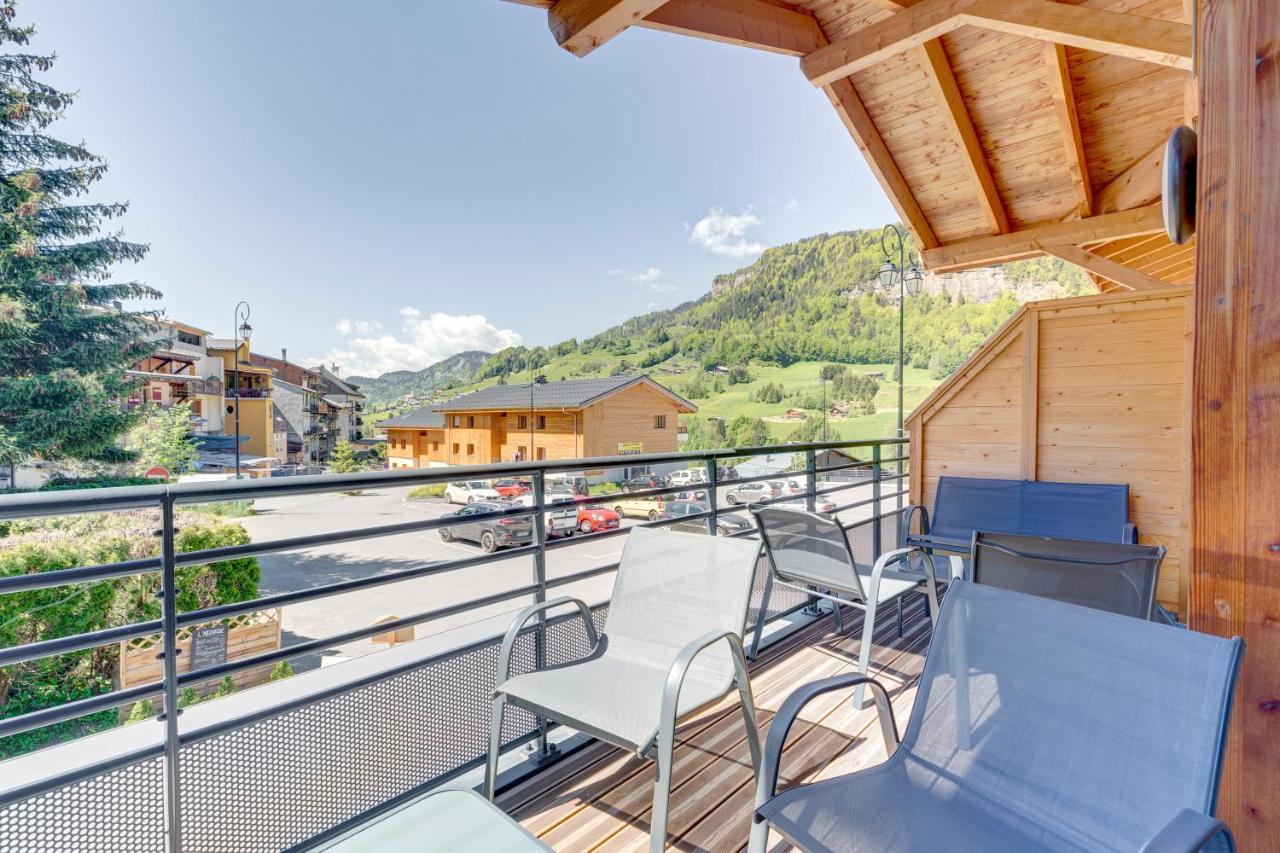 La Poudreuse - Duplex Avec Balcon Vue Montagne - Flumet Флюме Экстерьер фото