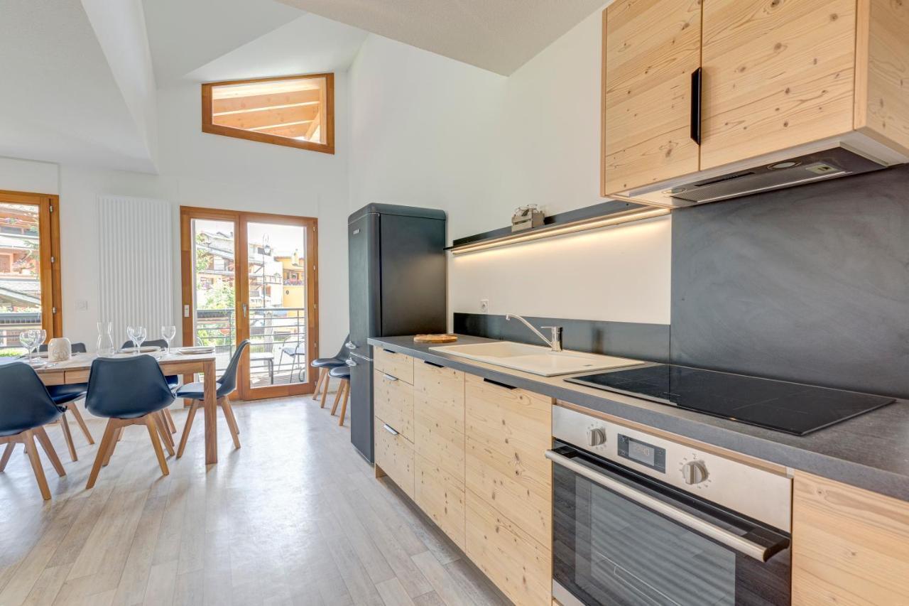 La Poudreuse - Duplex Avec Balcon Vue Montagne - Flumet Флюме Экстерьер фото